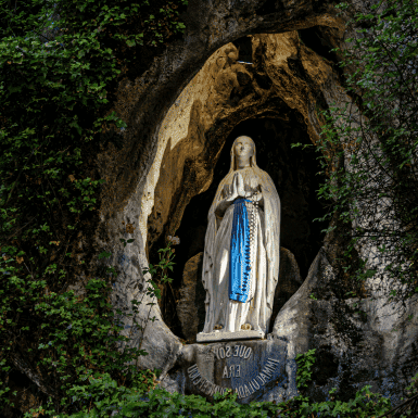 Imagen de un destino de peregrinación