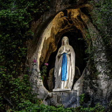 Imagen de un destino de peregrinación